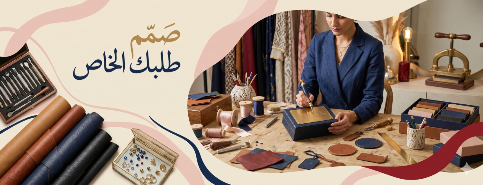 صمم طلبك الخاص مع علامة