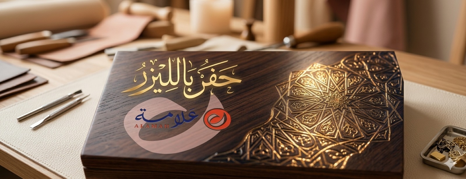 حفر بالليزر من علامة